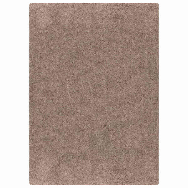 vidaXL Tapis Shaggy Anti-dérapant Marron 140 x 200 cm PP
