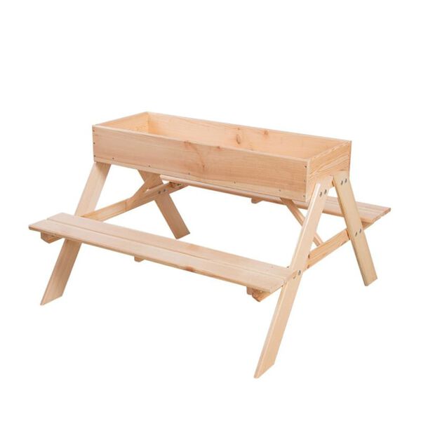 Esschert Design Table de pique-nique/bac &agrave; sable 2 en 1 enfants
