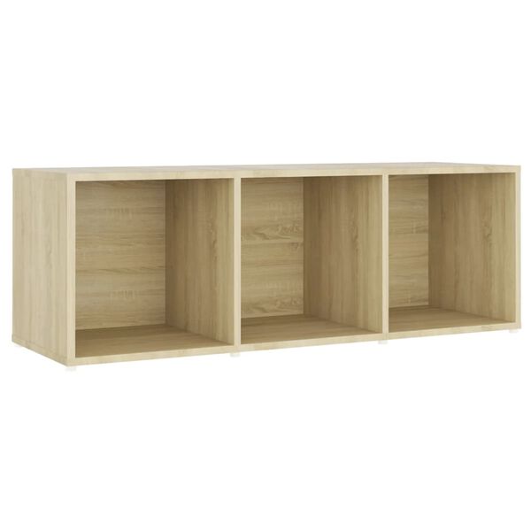 vidaXL Meubles TV 4 pcs Ch&ecirc;ne sonoma 107x35x37 cm Bois d'ing&eacute;nierie