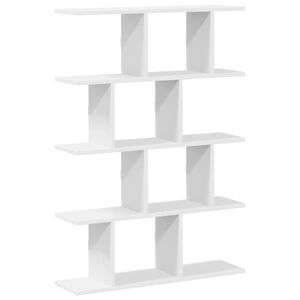 vidaXL &Eacute;tag&egrave;re cube murale 12 compartiments blanc bois d'ing&eacute;nierie