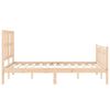 vidaXL Cadre de lit sans matelas 140x190 cm bois de pin massif