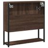 vidaXL Armoire à miroir de salle de bain chêne marron bois ingénierie