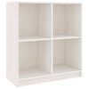 vidaXL Buffet blanc 70x33x76 cm bois massif de pin