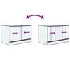 vidaXL Terrarium avec stockage Transparent 60 x 40 x 40 cm Verre