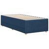 vidaXL Cadre de lit sans matelas bleu 90x190 cm tissu