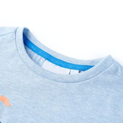 T-shirt pour enfants mélange bleu pâle 92