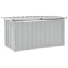 vidaXL Bo&icirc;te de rangement de jardin Gris 129x67x65 cm