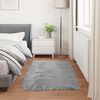 vidaXL Tapis en fausse Tafalla Gris 80 x 150 cm Polyester