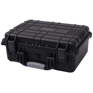 vidaXL Bo&icirc;te de protection pour &eacute;quipement 40,6 x 33 x 17,4 cm noir