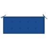 vidaXL Banc de jardin avec coussin 120 cm Bois d'acacia massif