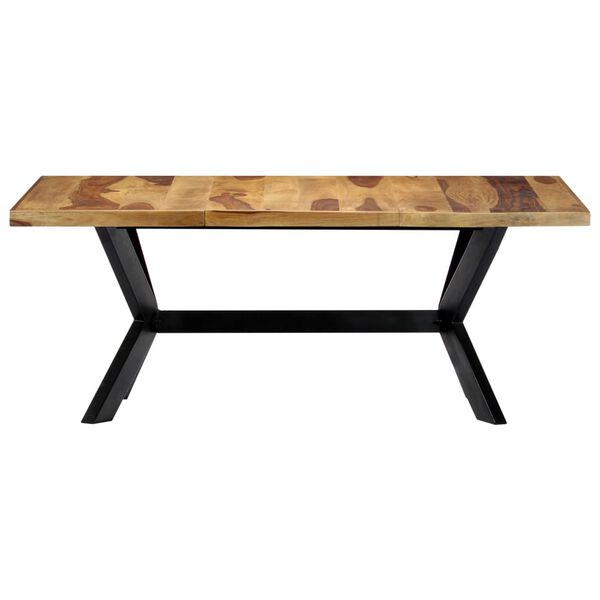 vidaXL Table &agrave; manger 180x90x75 cm Bois massif