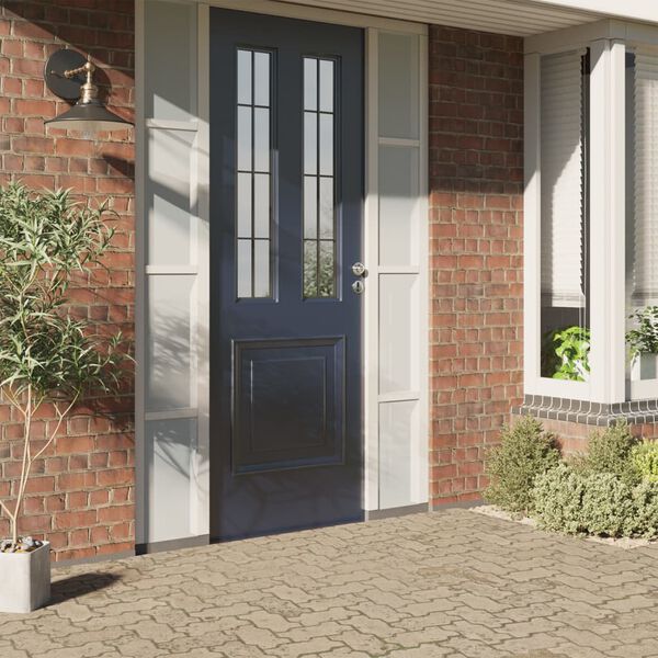 vidaXL Film pour fenêtre dépoli gris 60x500 cm PVC