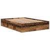 vidaXL Cadre de lit sans matelas vieux bois 140x200 cm bois ing&eacute;nierie
