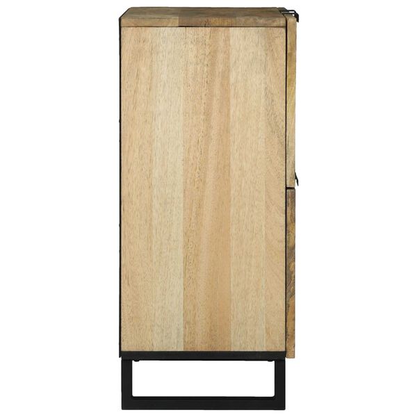 vidaXL Buffet Marron 60 x 33 x 75 cm bois de manguier massif