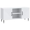 vidaXL Meuble TV Blanc 102 x 34,5 x 50 cm Bois d'ing&eacute;nierie