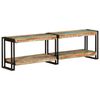 vidaXL Meuble TV 140x30x40 cm bois massif de r&eacute;cup&eacute;ration