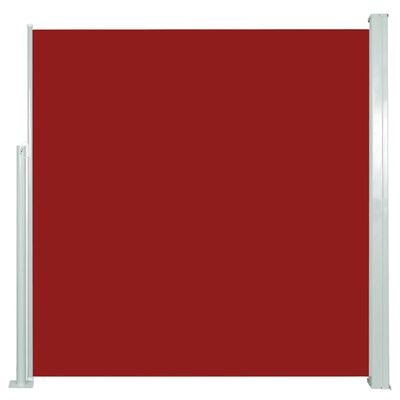 vidaXL Auvent latéral rétractable 140 x 300 cm Rouge