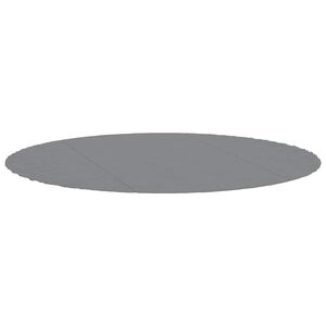 vidaXL B&acirc;che de piscine gris clair &Oslash;306 cm g&eacute;otextile polyester