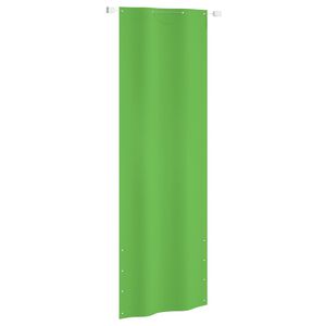 vidaXL &Eacute;cran de balcon Vert clair 80x240 cm Tissu Oxford
