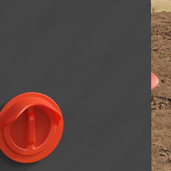 vidaXL Mangeoire pour poules Noir 32,5 x 20,5 x 43 cm