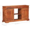 vidaXL Buffet 135x35x75 cm Bois d'acacia solide