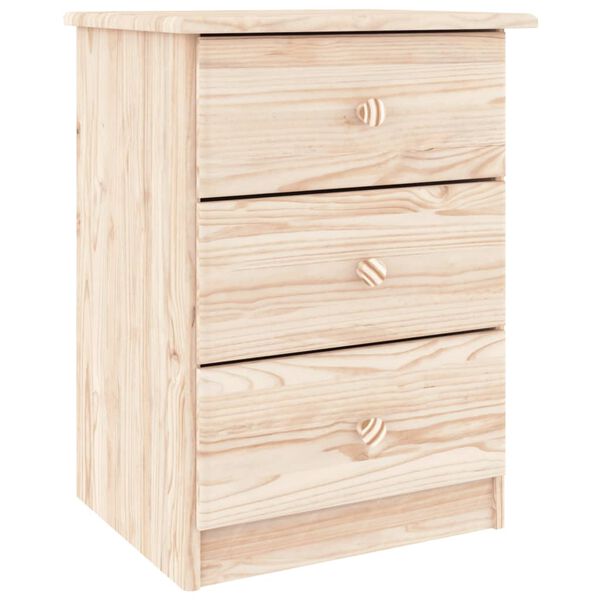 vidaXL Table de chevet ALTA 41x35x55,5 cm bois de pin massif