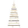 vidaXL Sapin de No&euml;l avec 30 LED Naturel 90 cm fr&ecirc;ne massif