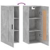 vidaXL Armoire murale gris b&eacute;ton 34,5x34x90 cm bois d'ing&eacute;nierie