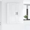 vidaXL Armoire de cuisine avec &eacute;tag&egrave;re Blanc brillant 80 x 31 x 100 cm