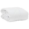vidaXL Duvet d'été simple avec oreiller 2 pcs Blanc Microfibre