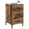 vidaXL Cabinet de chevet Bois ancien 40 x 40 x 66 cm Bois d'ing&eacute;nierie