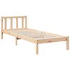 vidaXL Cadre de lit extra long sans matelas 80x220 cm bois massif pin