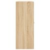 vidaXL Armoires murales 2 pcs ch&ecirc;ne sonoma bois d'ing&eacute;nierie
