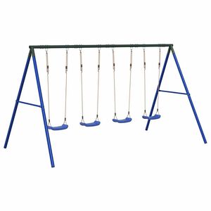vidaXL Jeu de balan&ccedil;oire d'ext&eacute;rieur avec 4 balan&ccedil;oires