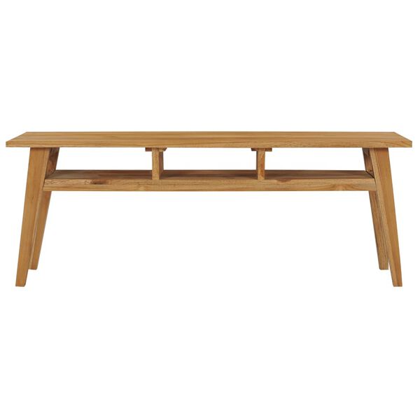 vidaXL Meuble TV 120x35x45 cm Bois de teck massif