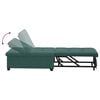 vidaXL Canap&eacute;-Lit Vert fonc&eacute; 194 x 67 x 82 cm Velours
