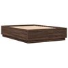 vidaXL Cadre de lit sans matelas chêne marron 120x200 cm