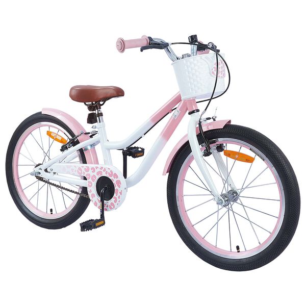 vidaXL V&eacute;lo pour Enfants 18 Pouces pour les 5-7 ans Rose clair