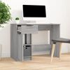vidaXL Bureau Sonoma gris 100x50x75 cm Bois d'ingénierie