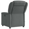 vidaXL Fauteuil de massage inclinable Gris fonc&eacute; Tissu