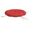 vidaXL Coussin rond rouge &Oslash; 100 x11 cm tissu oxford
