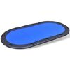 vidaXL Dessus de table de poker pliable pour 10 joueurs Bleu