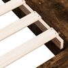 vidaXL Cadre de lit sans matelas ch&ecirc;ne fum&eacute; 90x200 cm
