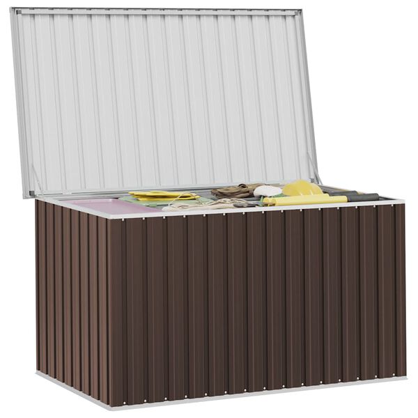 vidaXL Bo&icirc;te de rangement de jardin Marron 171x99x93 cm