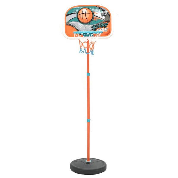 vidaXL Ensemble de basket portable r&eacute;glable 133-160 cm