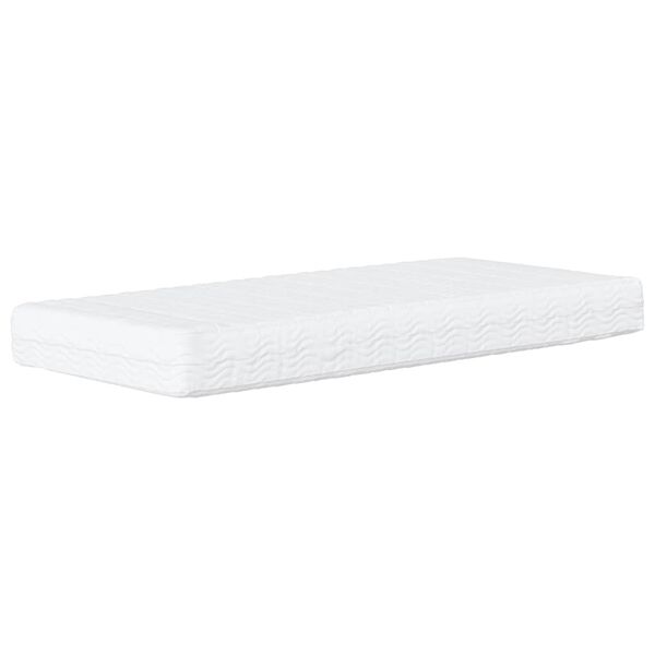 vidaXL Matelas en mousse blanc 80x200 cm duret&eacute; H2 H3