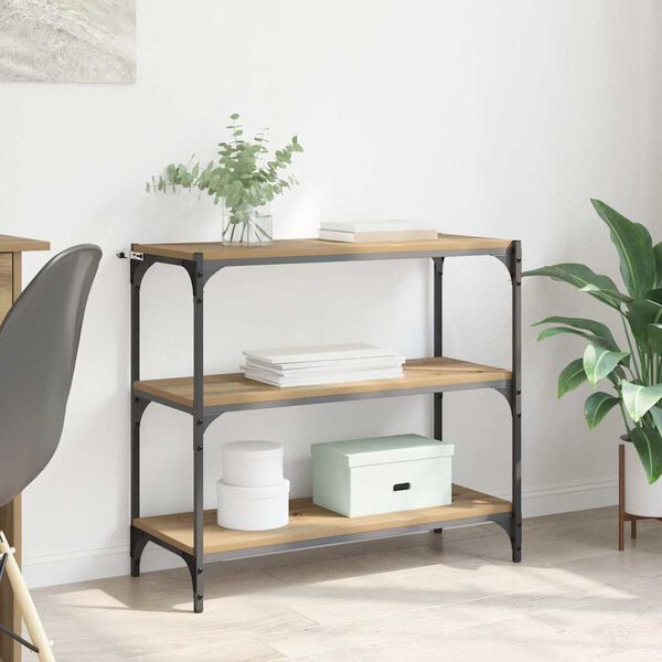 vidaXL Biblioth&egrave;que Ch&ecirc;ne artisanal 80 x 33 x 70,5 cm