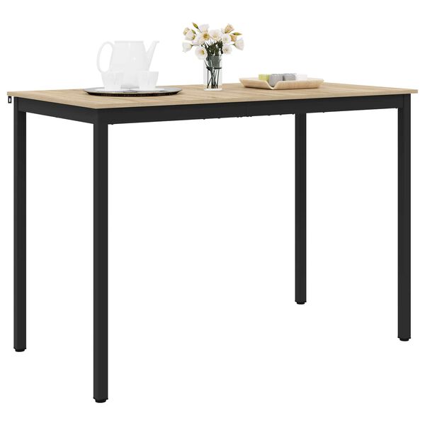 vidaXL Table de bar debout Bois d'ing&eacute;nierie