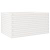 vidaXL Jardini&egrave;re blanc 90x60x46 cm bois de pin massif