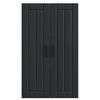 vidaXL Armoire de cuisine Lucca Noir 60 x 31 x 100 cm